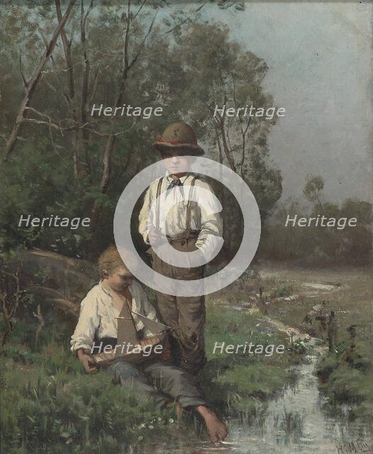 Little Shipmen, 1882. Creator: Hjalmar Munsterhjelm.