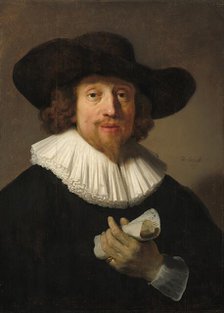 Man with a Sheet of Music, 1633. Creator: Rembrandt Harmensz van Rijn.