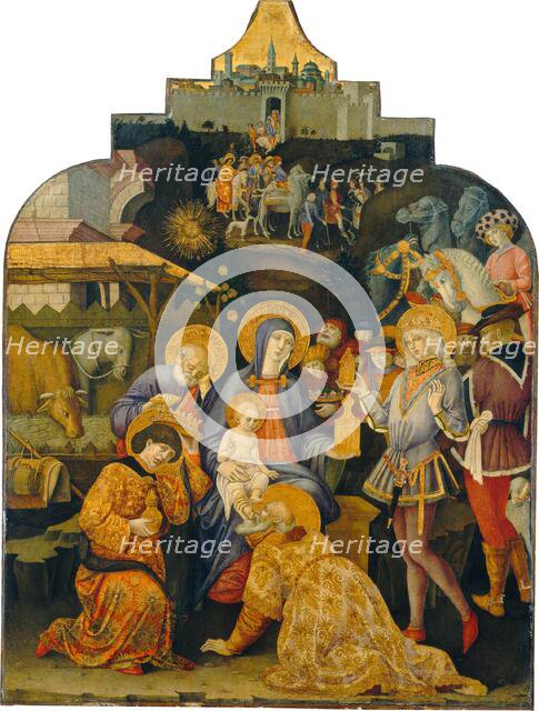 The Adoration of the Magi, c. 1470/1475. Creator: Benvenuto di Giovanni.