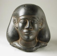 Head of a Man, 26th-30th Dynasty (664-343 BCE). Creator: Unknown.