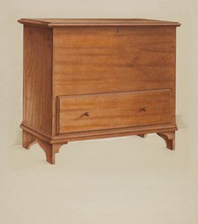 Chest with Drawer, c. 1937. Creator: Alfred H. Smith.