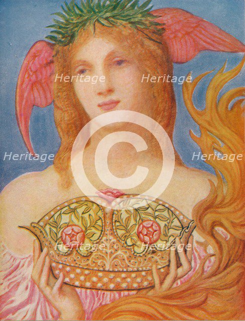 'The Crown of Peace', c1882, (1914). Artist: Sir William Blake Richmond.