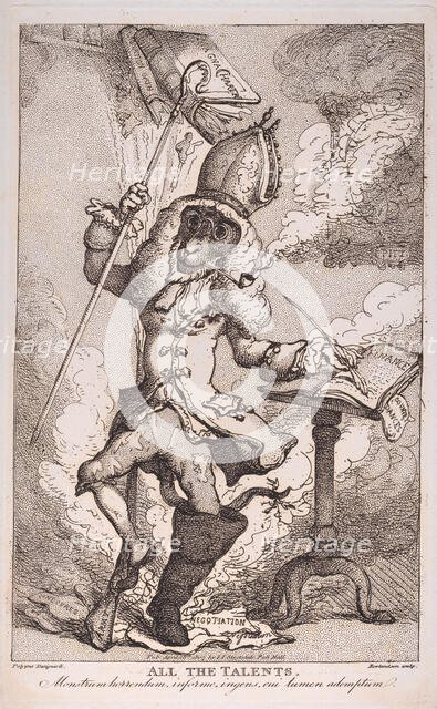 All the Talents, April 18, 1807., April 18, 1807. Creator: Thomas Rowlandson.