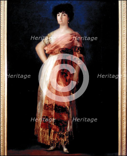  'The Tirana', portrait of actress Rosario Fernandez known as 'La Tirana'  (Seville 1755-1803) by…