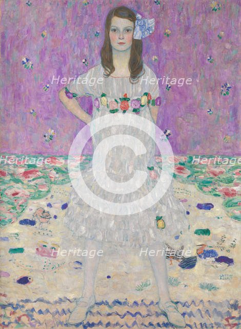 Mäda Primavesi (1903-2000), 1912-13. Creator: Gustav Klimt.