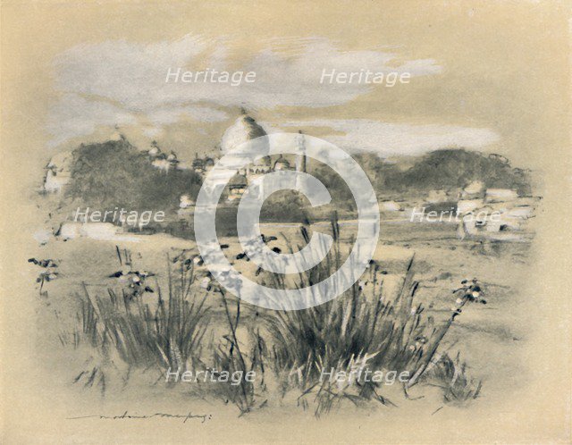 'The Taj at Agra', 1903. Artist: Mortimer L Menpes.