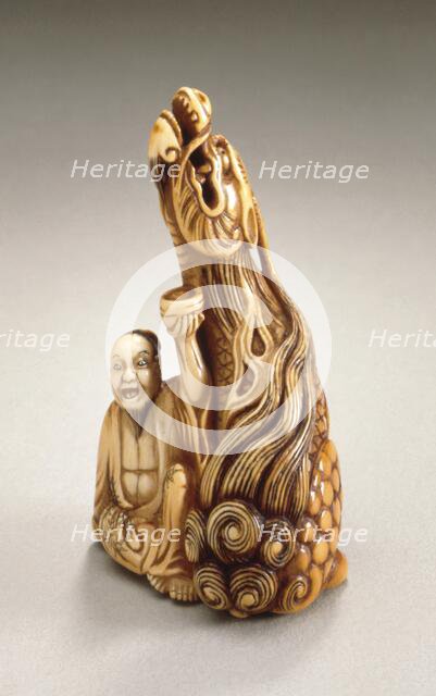 Kirin and Immortal, 18th century. Creator: Unknown.