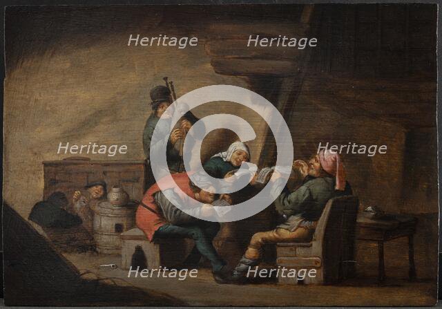 Bagpipe Music and Singing. The Five Senses: The Sense of Hearing, 1637-1656. Creator: Anthonie Victoryns.