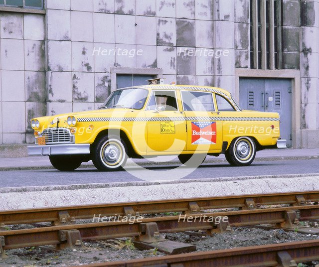 1981 Checker a11 taxi cab. Artist: Unknown.