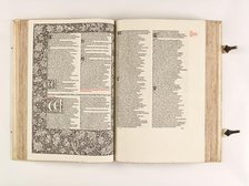 The Kelmscott Chaucer - The Works of Geoffrey Chaucer Now Newly Imprinted, 1896. Creator: Sir Edward Coley Burne-Jones.