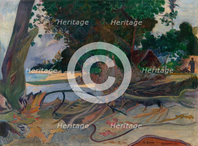 Te burao (The Hibiscus Tree), 1892. Creator: Paul Gauguin.