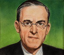 Sir Stafford Cripps, c1944. Creators: William Timym, Central Office of Information.