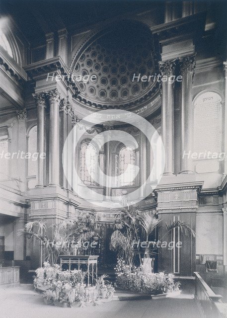 New Synagogue, Great St Helens, London, 1911. Artist: Anon