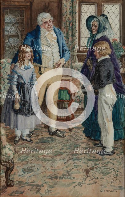 Illustration for "Great Expectations" by Charles Dickens. Creator: Brock, Charles Edmund (1870-1938).