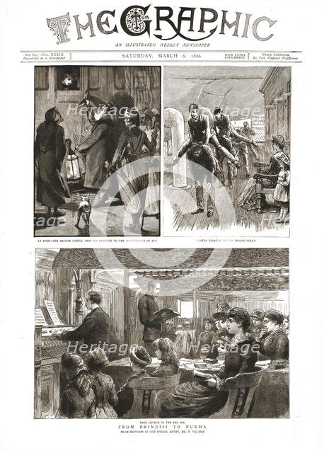 'The Graphic, Front Cover March 6th.1886', 1886.  Creator: Unknown.