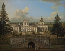 Wilanów Palace seen from the gardens, 1776. Creator: Bellotto, Bernardo (1720-1780).