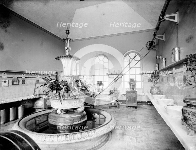 Interior of Blenheim Palace, Woodstock, Oxfordshire, 1900. Artist: Henry Taunt