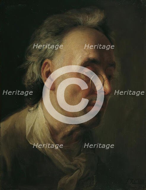 Portrait of the artist's father, 1746. Creator: Franz Anton Palko.