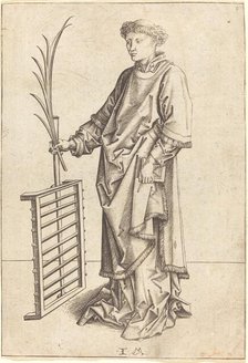 Saint Lawrence, c. 1480/1490. Creator: Israhel van Meckenem.