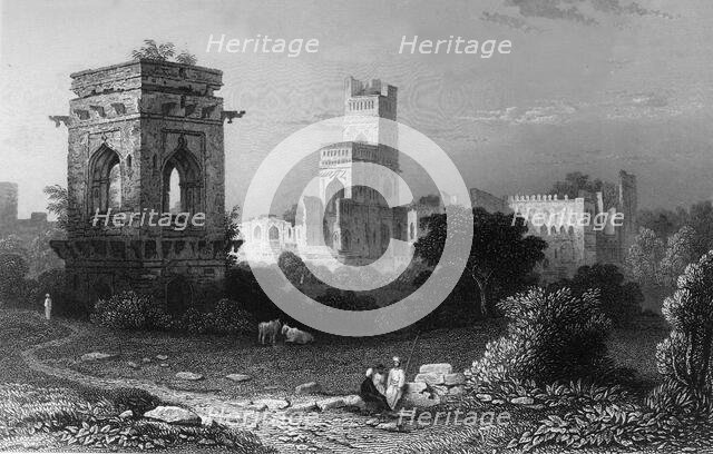 'Palace of the Seven Stories, - Beejapore', 1834. Creator: William Purser.