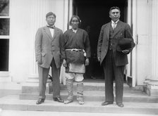 Chief Yukeoma, center, 1911. Creator: Harris & Ewing.
