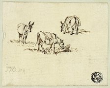 Horse and Mules Grazing, n.d. Creator: James Ward.