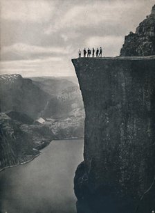 'The Pulpit in Lysefjord', 1914. Creator: Unknown.