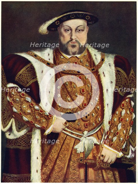 'Henry VIII', c1517-1540.Artist: Hans Holbein the Younger