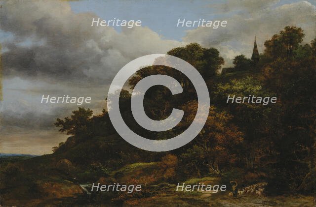 A wooded hill, 1648-1682. Creator: Jacob van Ruisdael.