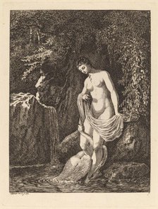 Leda and the Swan, 1770. Creator: Salomon Gessner.