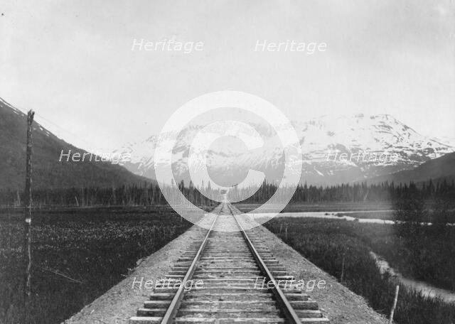 Railroad on Kenai Peninsula, between c1900 and 1927. Creator: Unknown.