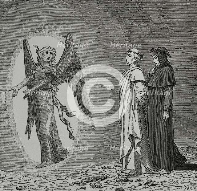 The Divine Comedy, (1307-1321): Purgatory, 1888.  Creator: Jean Edouard Dargent.