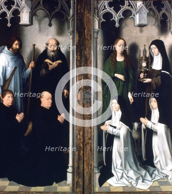 Triptych of St John the Baptist and St John the Evangelist, 1479. Artist: Hans Memling