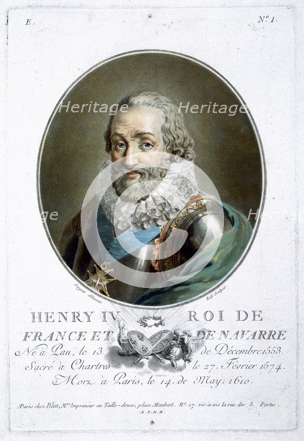 Henry IV, King of France and Navarre, (c1771-1847). Artist: Ride