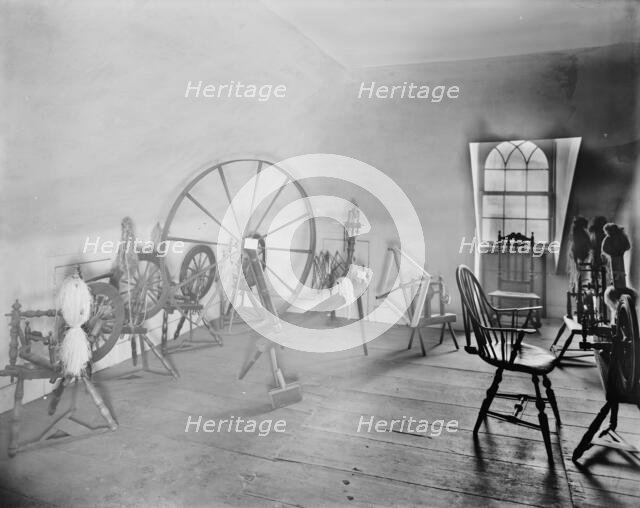 The Spinning room, Washington's headquarters (i.e. Morris-Jumel mansion), N.Y., cc1905-1915. Creator: Unknown.