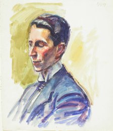 Sketch for a Portrait, c1910s. Creator: Verner Thome.