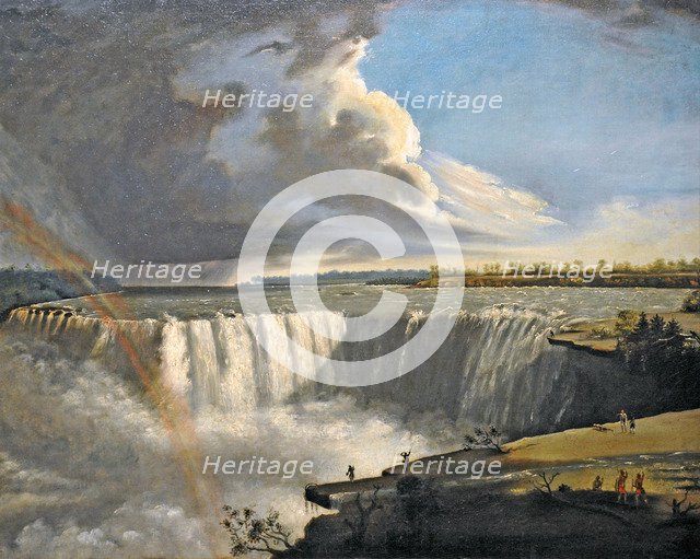 Niagara Falls from Table Rock, 1835. Artist: Morse, Samuel Finley Breese (1791-1872)
