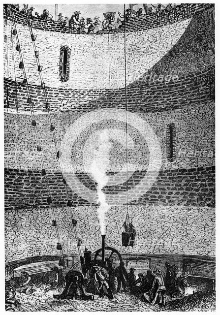 Illustration from De la Terre a la Lune by Jules Verne, 1865. Artist: Unknown