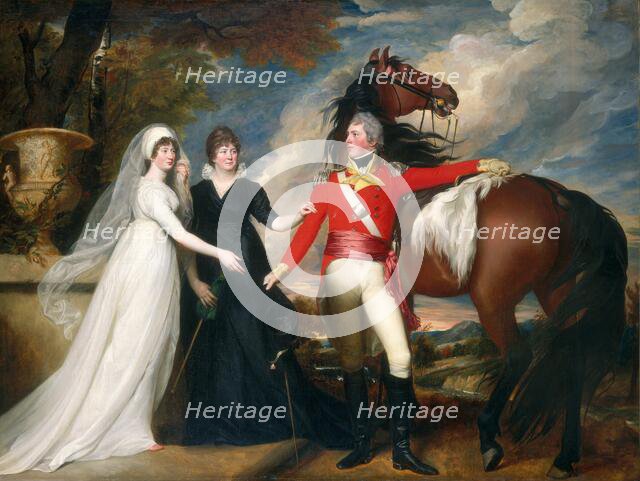 Colonel William Fitch and His Sisters Sarah and Ann Fitch, 1800/1801. Creator: John Singleton Copley.