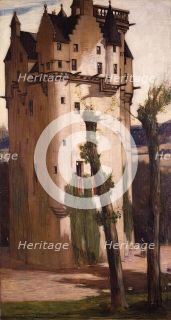 Craigievar, c1909. Creator: David Young Cameron.