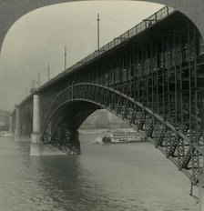 'The Ten Million Dollar Ead's Bridge over the Mississippi River at St. Louis, Mo.', c1930s. Creator: Unknown.