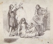 'A Medieval Scene', 19th century. Artist: Fred Walker