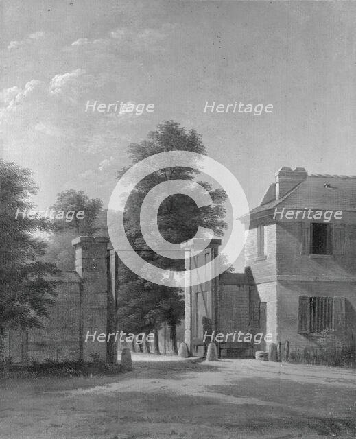 Entrance to the Park at Saint-Cloud, c. 1802. Creator: Jean-Victor Bertin.