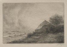 Hovel on the Hill. Creator: Alphonse Legros (French, 1837-1911).