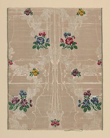 Panel, Spitalfields, 1752/55. Creator: Unknown.