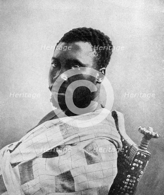 Prempeh, last of the Ashanti kings, Ghana, 1922.Artist: PA McCann