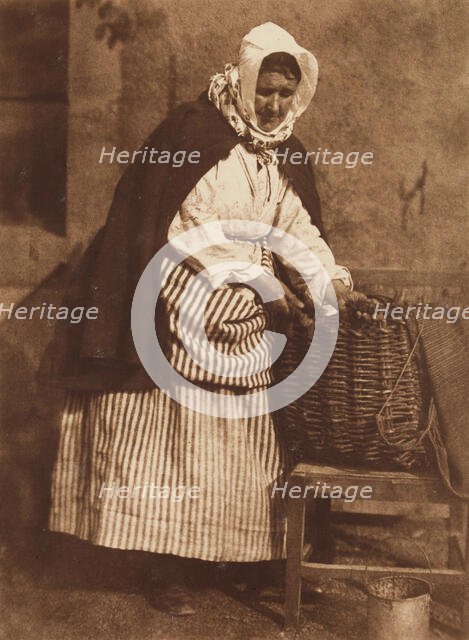 Mrs. Barbara (Johnstone) Flucker, between 1843 and 1847. Creators: David Octavius Hill, Robert Adamson, Hill & Adamson.