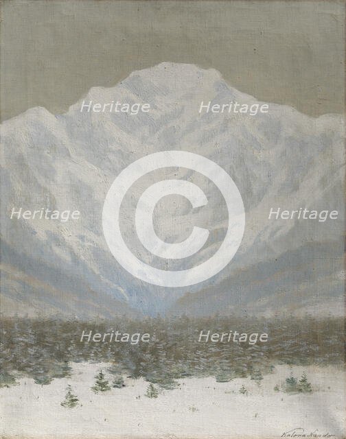 The High Tatras in Winter, 1900-1910. Creator: Ferdinand Katona.