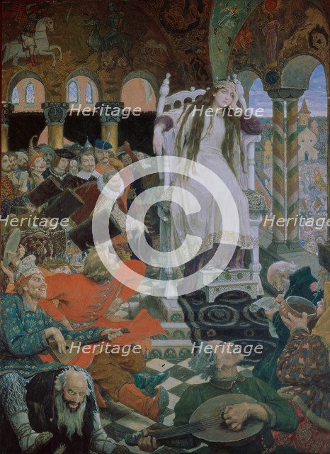 The Princess Who Never Smiled (Nesmeyana), 1914-1916. Artist: Vasnetsov, Viktor Mikhaylovich (1848-1926)