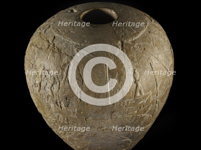 Macehead of Narmer, Protodynastic Period (Egypt), c3300 - c3200 BC. Artist: Unknown.